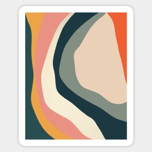 Plentiful - Modern Abstract Art Print Sticker